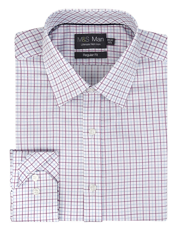 Ultimate Non-Iron Pure Cotton Classic Checked Shirt Image 1 of 1