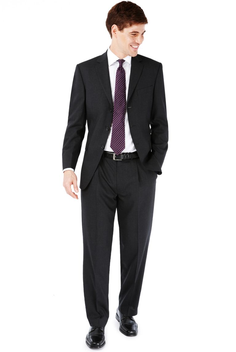 Ultimate Performance 3 Button Suit Jacket with Wool 1 of 1