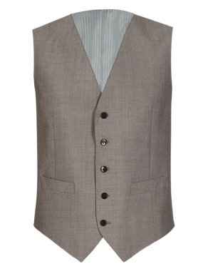 Ultimate Performance 5 Button Waistcoat with Wool Image 2 of 5