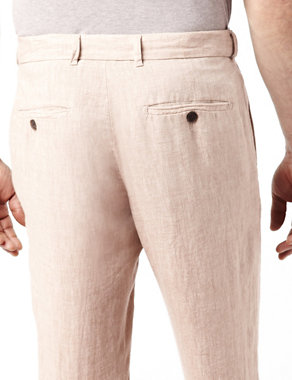 Ultimate Performance Pure Linen Active Waistband Chinos Image 2 of 4
