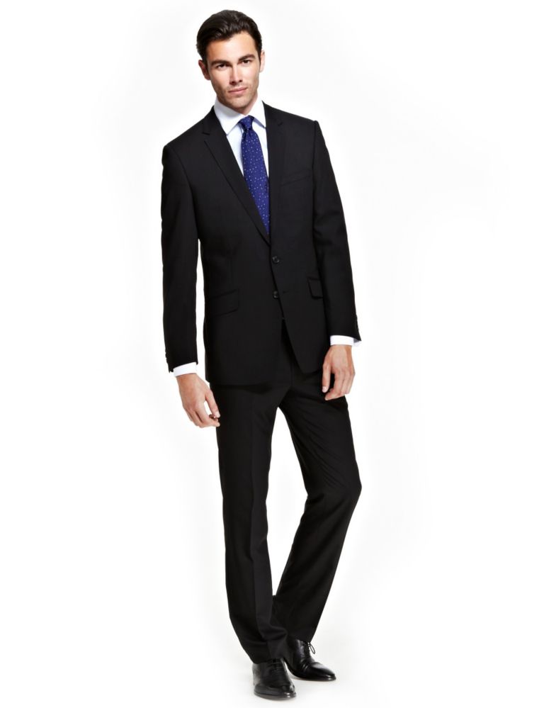 Ultimate Performance Slim Fit Flat Front Trousers with Wool 4 of 7