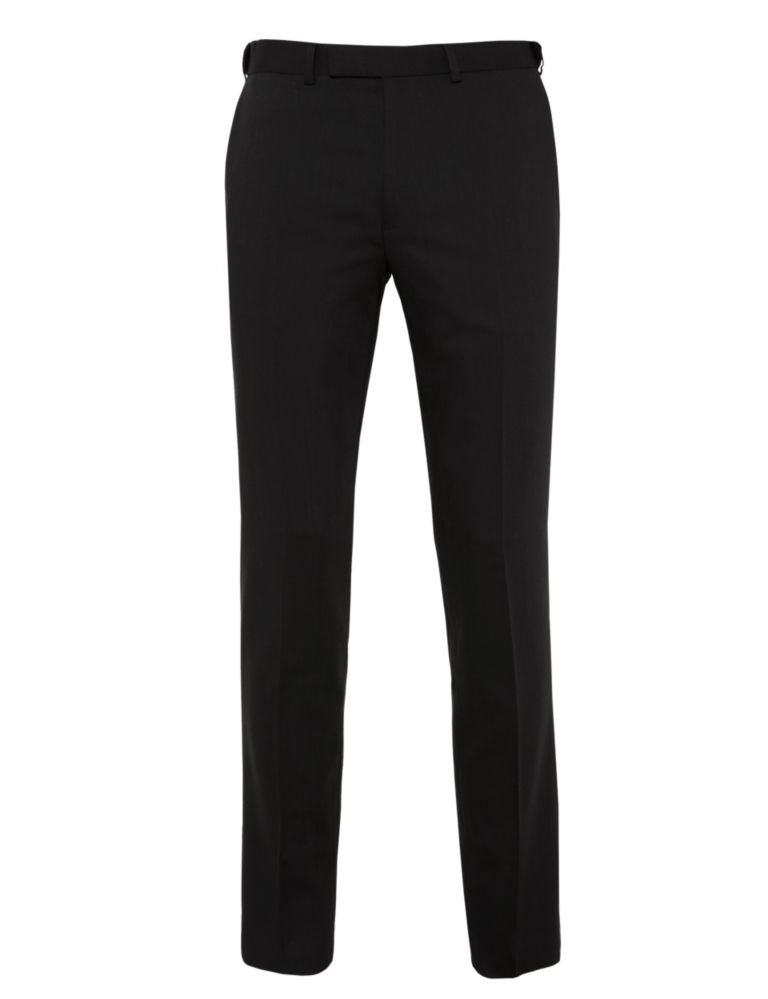 Ultimate Performance Slim Fit Flat Front Trousers with Wool 2 of 7