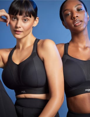 Ultimate Support Non Wired Sports Bra D-J, Panache