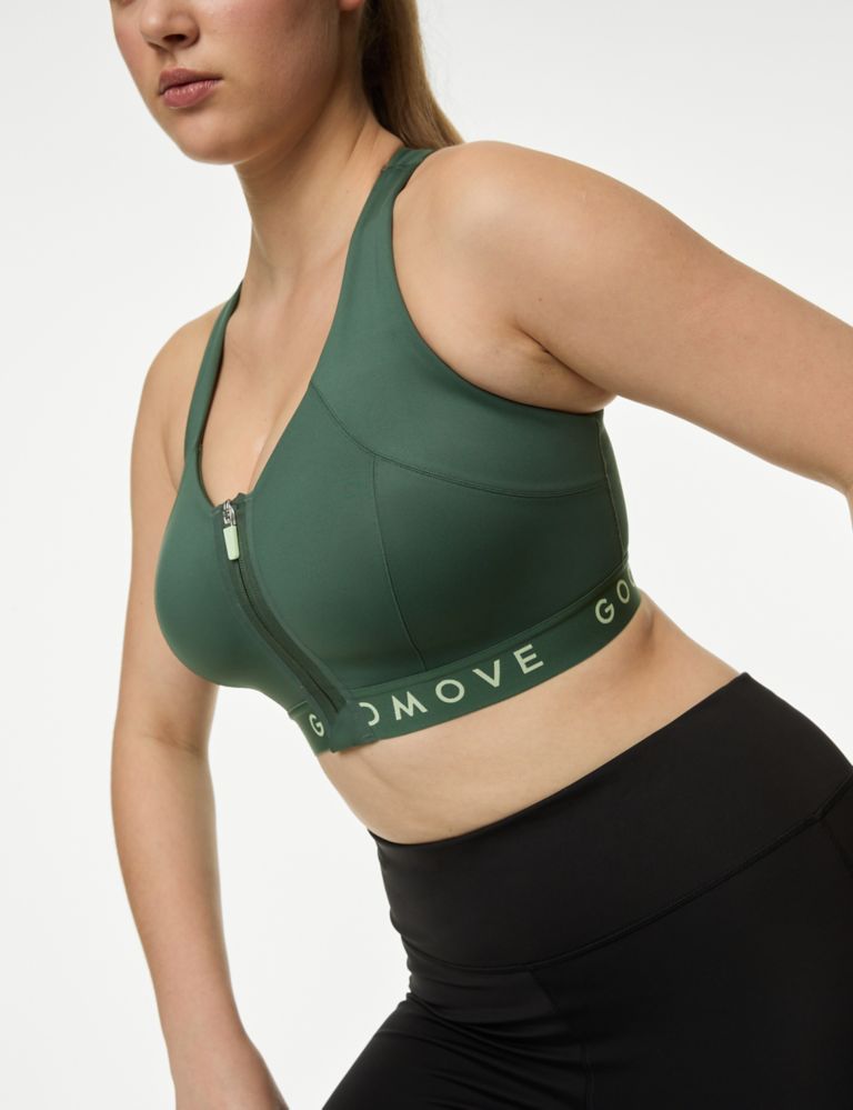 Ultimate Support Non Wired Sports Bra F-H 1 of 7