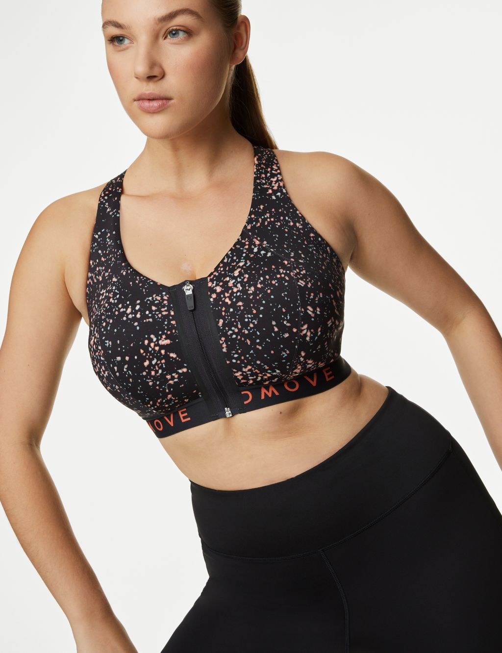 Ultimate Support Non Wired Sports Bra F-H 3 of 6