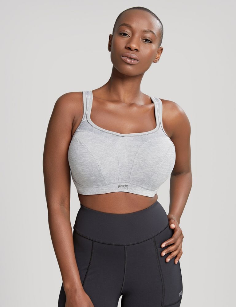 Ultimate Support Wired Sports Bra D-J 1 of 5