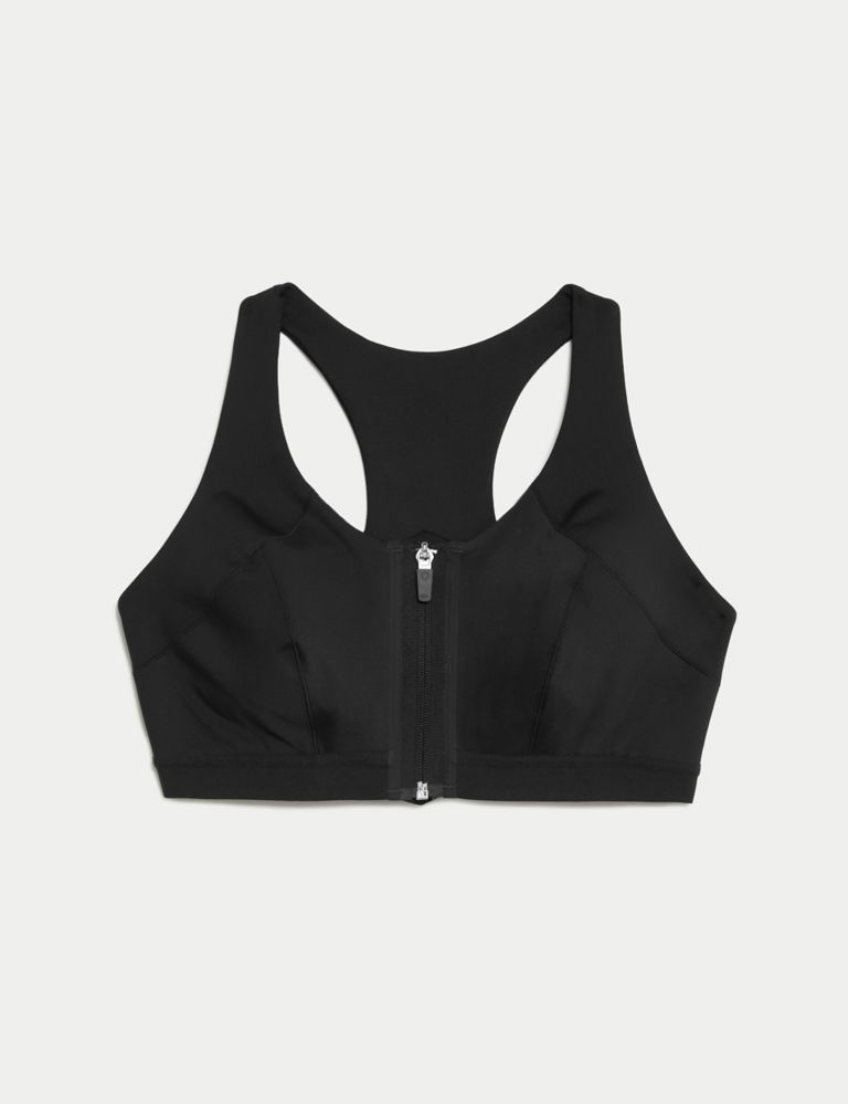 Ultimate Support Zip Front Sports  Bra F-H 2 of 9