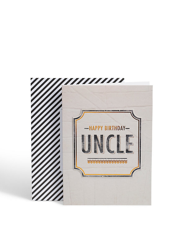 Uncle Birthday Card Image 1 of 2