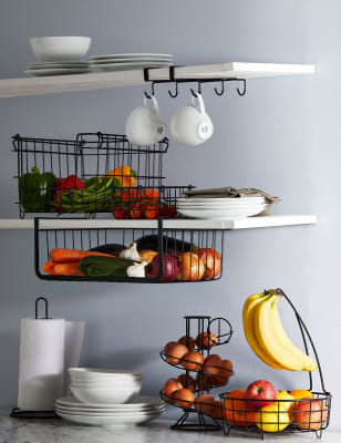 Under shelf wire deals basket