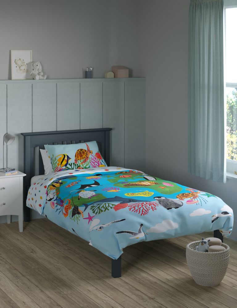 Under the Sea Pure Cotton Bedding Set 4 of 6