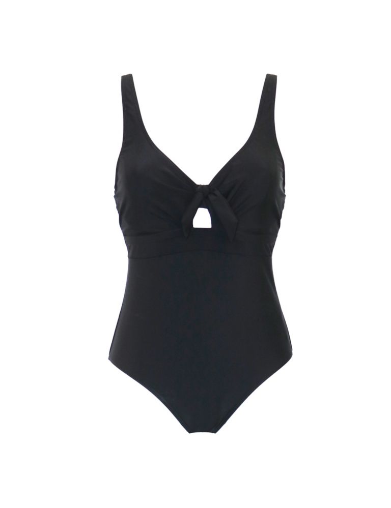 Underwired Bow Tummy Control Swimsuit (B-G) 2 of 3