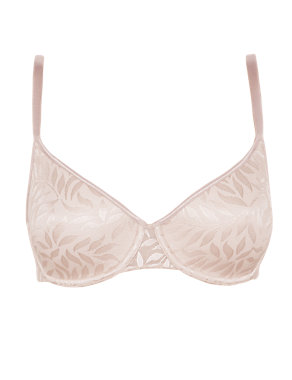 Underwired Leaf Design Spacer Full Cup A-DD Bra Image 2 of 4