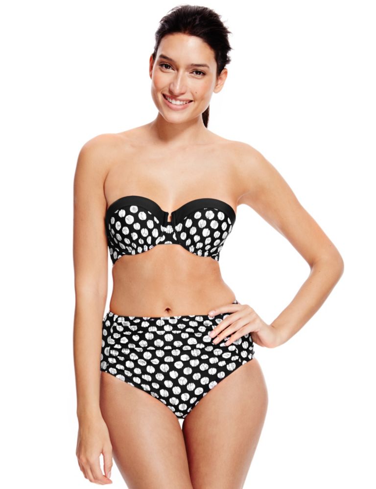 Underwired Padded Spotted Bikini Top 4 of 6