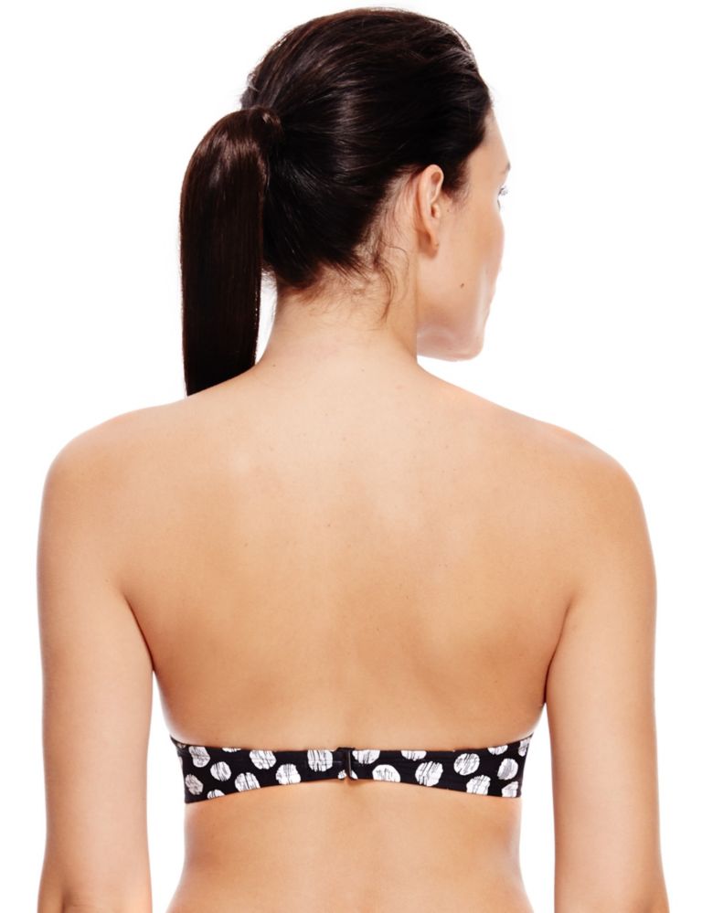 Underwired Padded Spotted Bikini Top 5 of 6