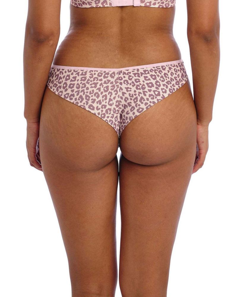 Undetected Leopard Print Brazilian Knickers 4 of 6