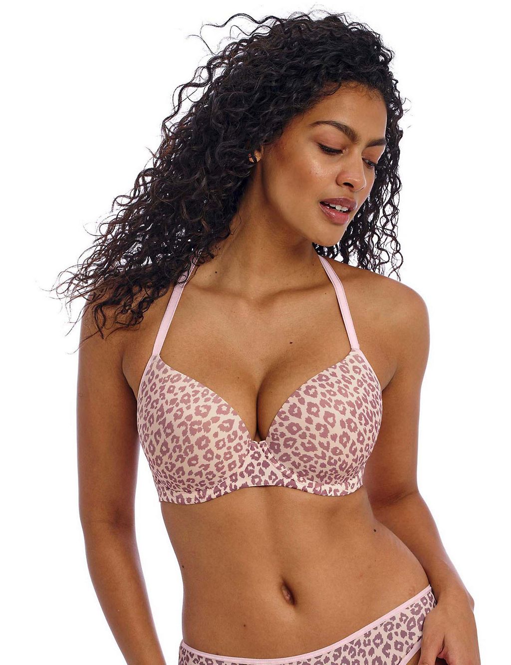 Undetected Leopard Print Wired T-Shirt Bra 4 of 7