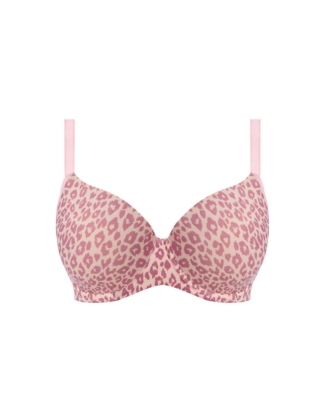 Undetected Leopard Print Wired T-Shirt Bra 1 of 7