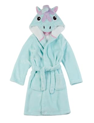 Unicorn Design Dressing Gown 1 8 Years M S