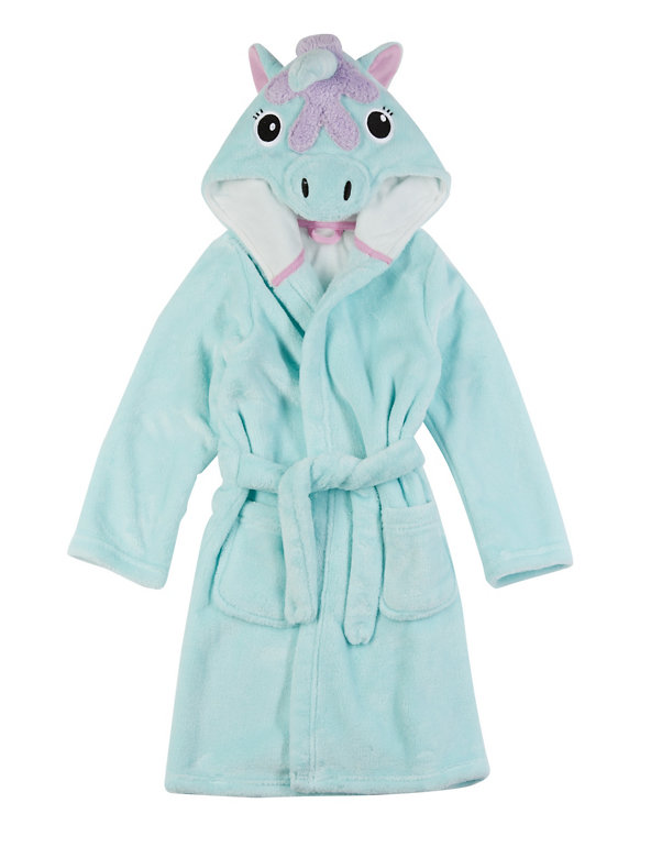 Unicorn Design Dressing Gown (1-8 Years) Image 1 of 2