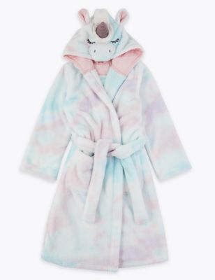 personalised unicorn dressing gown
