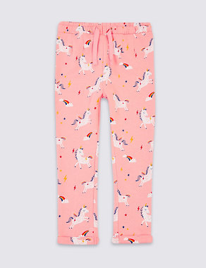 Unicorn Print Joggers (3 Months - 7 Years) Image 2 of 5