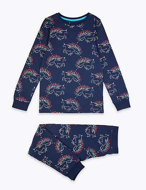 Unicorn Print Pyjama Set (3-16 Years) Image 2 of 4