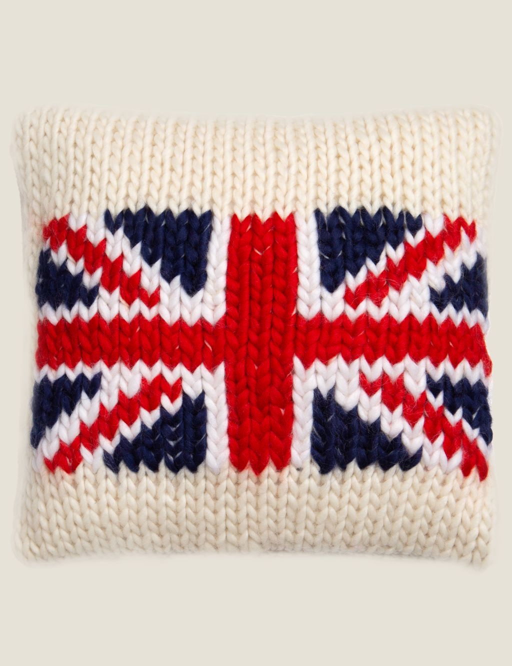 Union Jack Cushion Knitting Kit 1 of 5