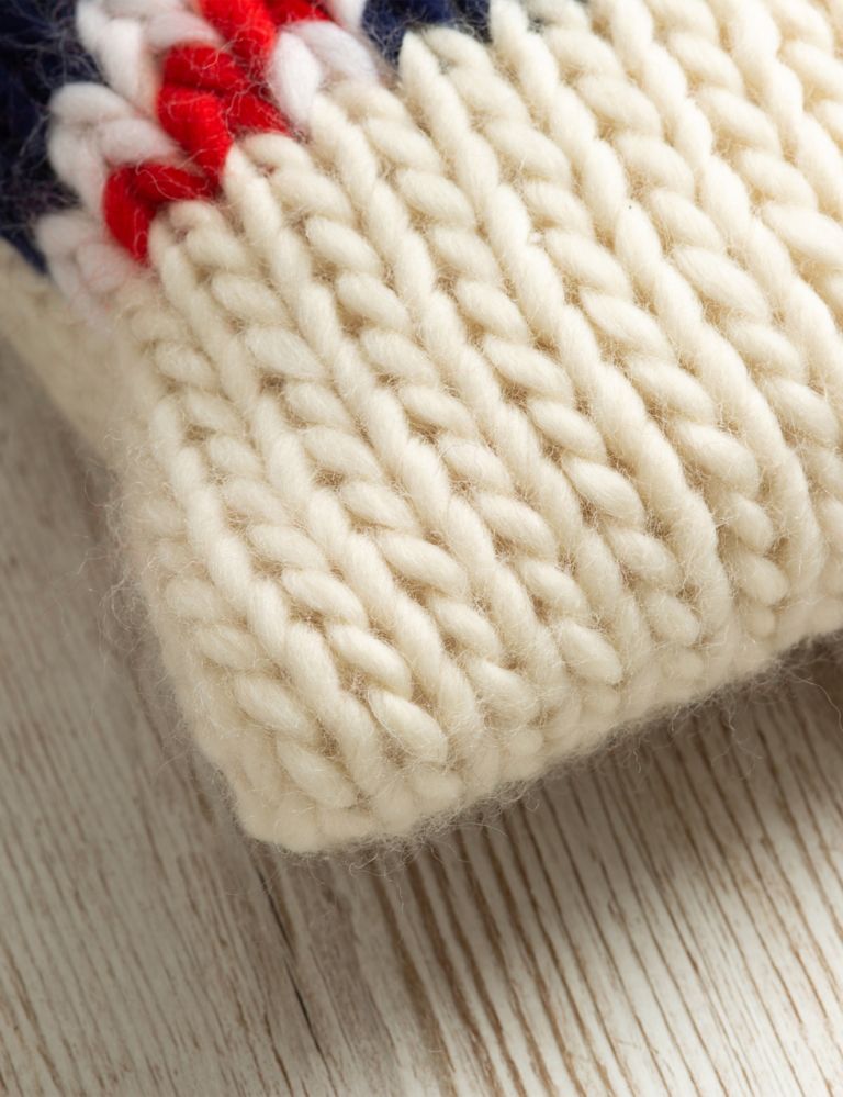 Union Jack Cushion Knitting Kit 3 of 5