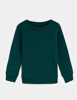 Unisex Cotton Crew Neck Sweatshirt (2-16 Yrs) Image 2 of 5