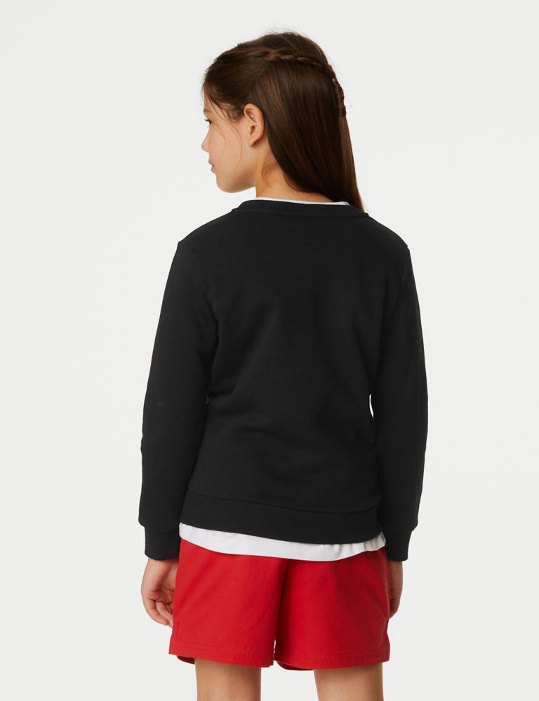 Buy Unisex Cotton Crew Neck Sweatshirt (2-16 Yrs) | M&S Collection | M&S