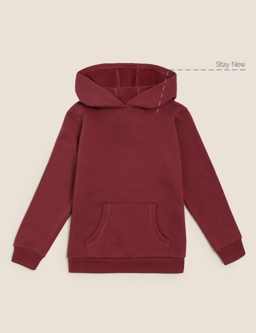 Unisex Cotton Hooded Sweatshirt (2-18 Yrs) 1 of 1