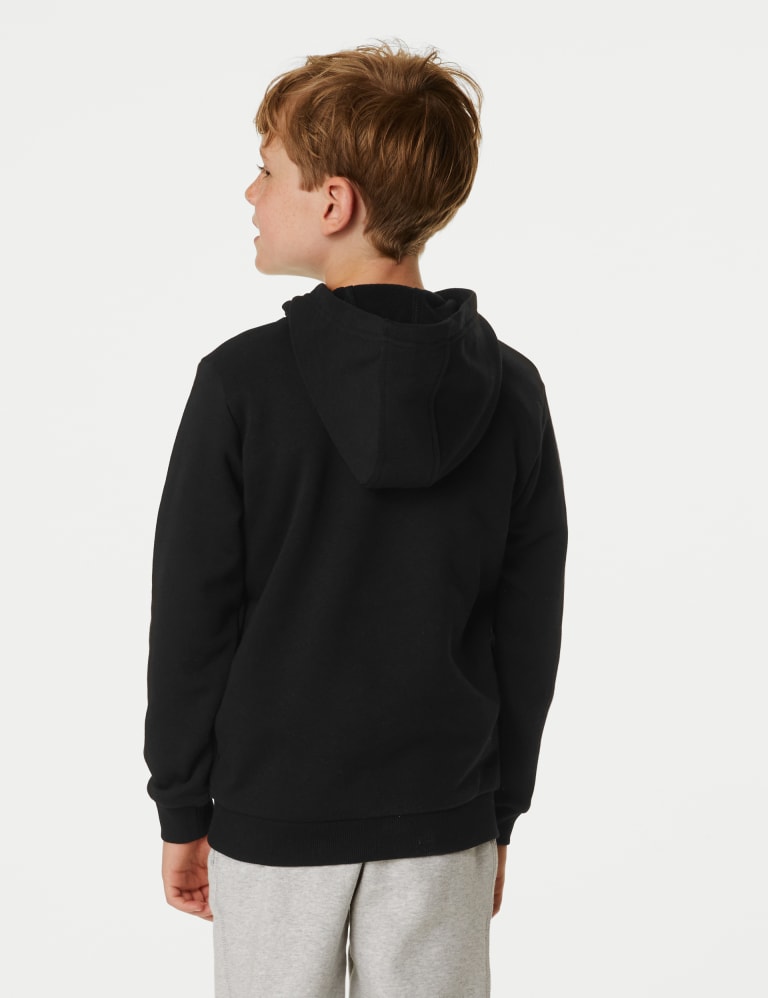 Unisex Cotton Hooded Sweatshirt (2-18 Yrs) 5 of 5