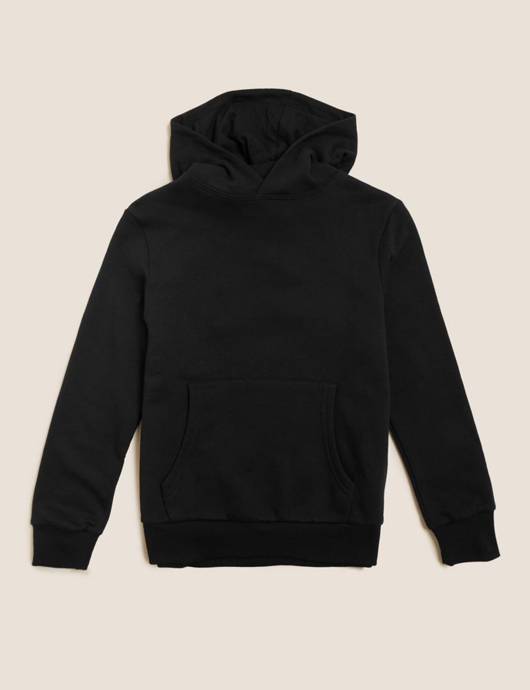 Unisex Cotton Rich Hooded Sweatshirt (6-16 Yrs) 2 of 4