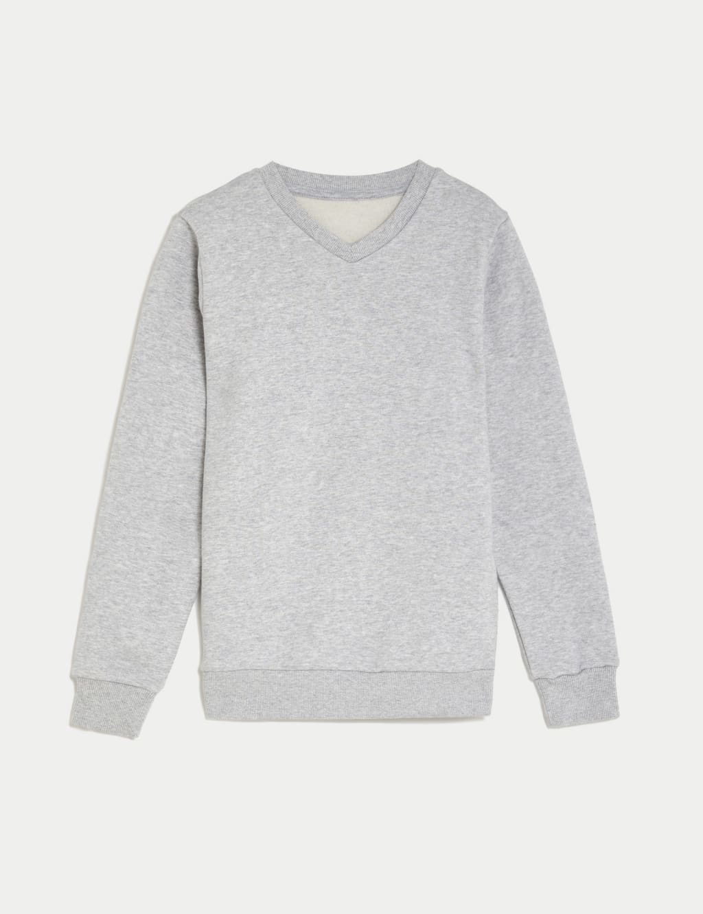 Grey v neck sweatshirt cheap