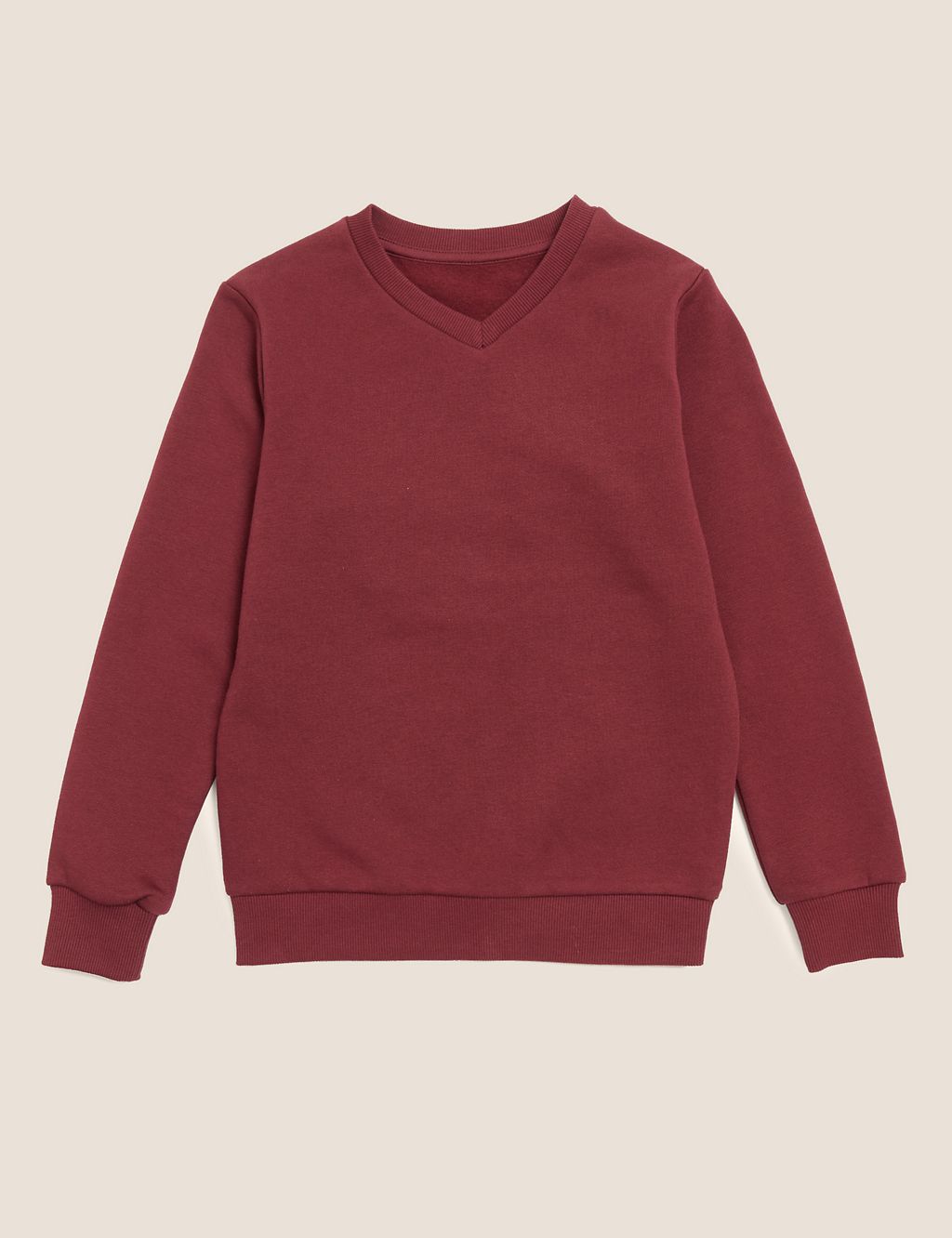 Unisex Cotton V-Neck Sweatshirt (2-16 Yrs) 1 of 1