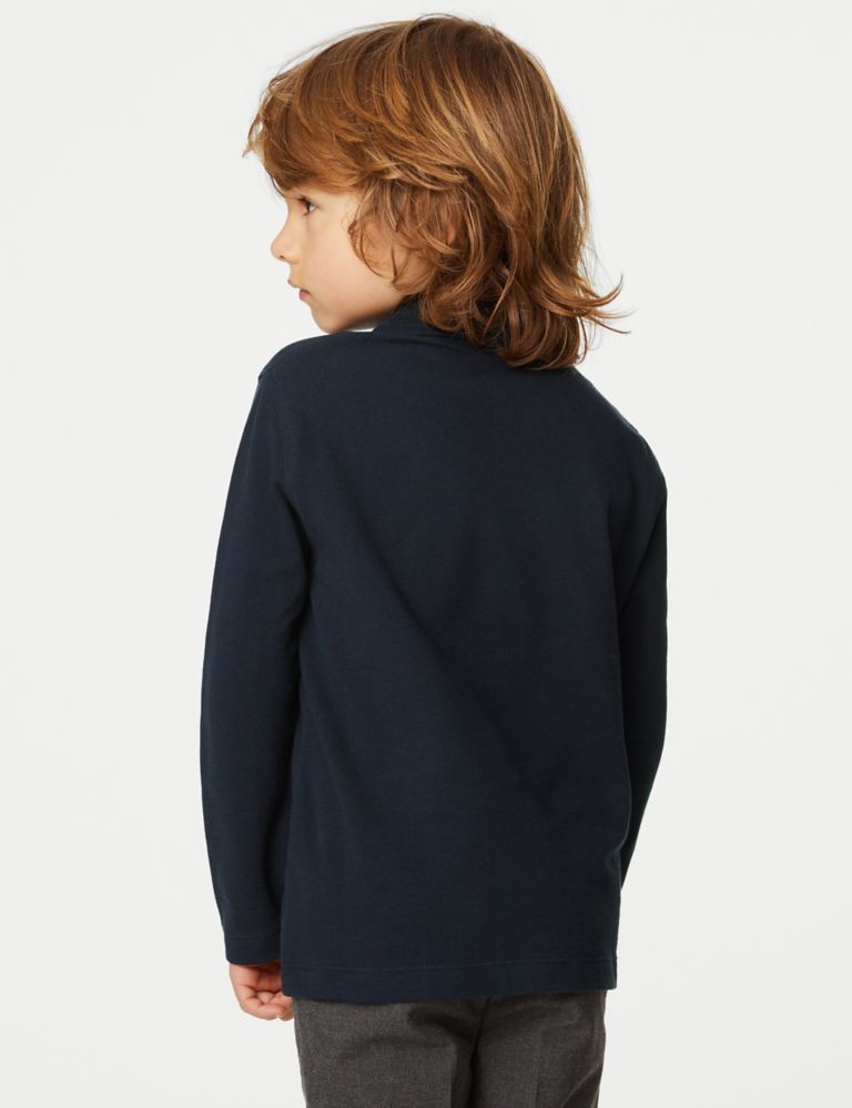 Unisex Long Sleeve Polo Shirt (2-16 Yrs) 5 of 5