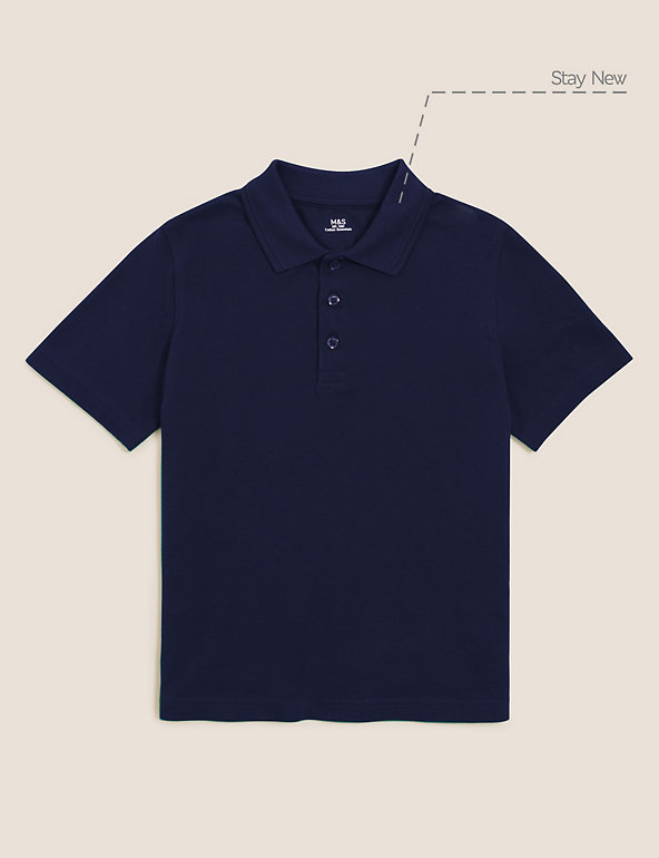 Unisex Pure Cotton Polo Shirt (2-16 Yrs) Image 1 of 1