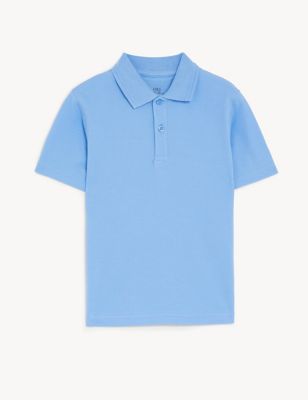 Unisex Pure Cotton Polo Shirt (2-16 Yrs) Image 2 of 6