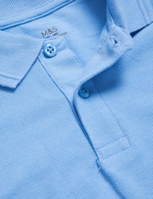 Mens short sleeve cotton polo outlet shirts