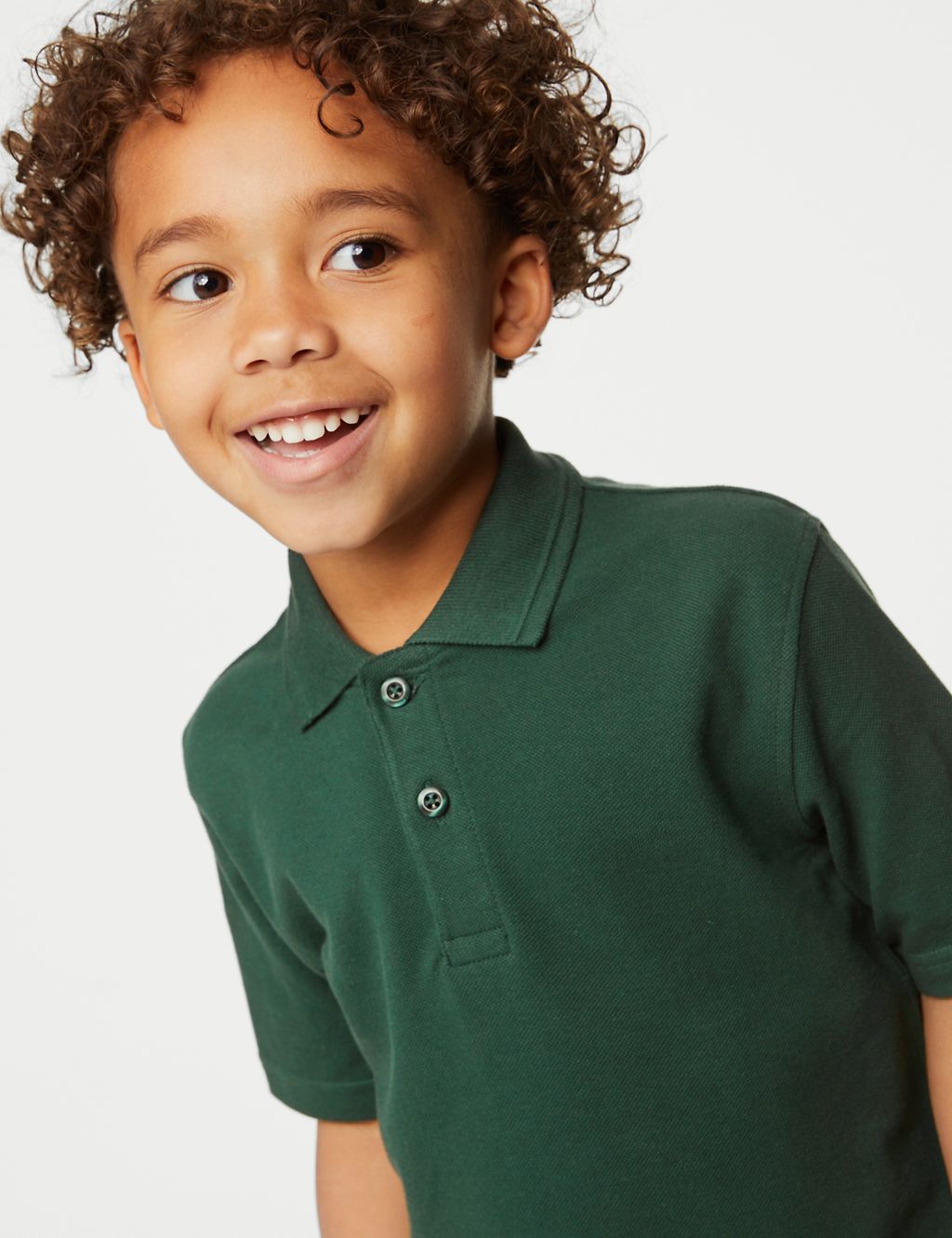 Unisex Pure Cotton Polo Shirt (2-16 Yrs) 4 of 5