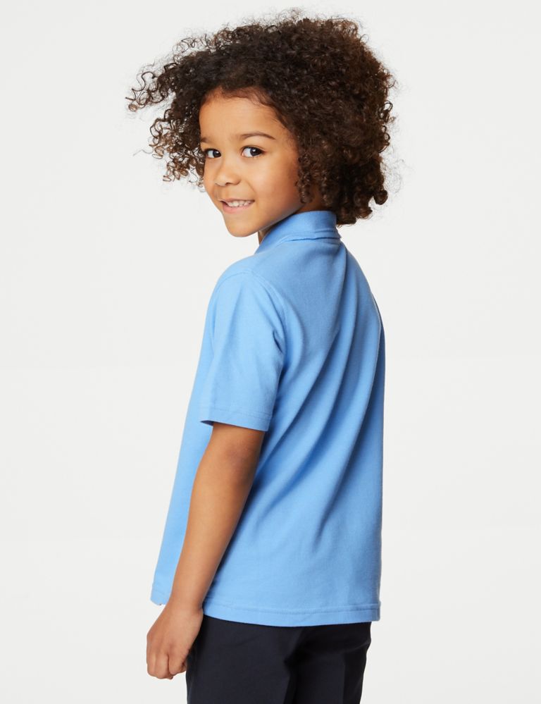 Unisex Pure Cotton Polo Shirt (2-16 Yrs) 5 of 6