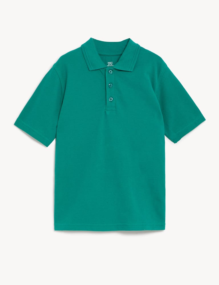 Unisex Pure Cotton Polo Shirt (2-16 Yrs) 2 of 5