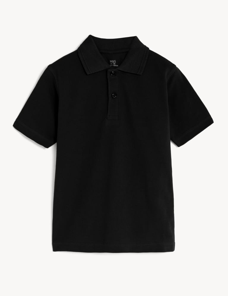 Unisex Pure Cotton Polo Shirt (2-16 Yrs) 2 of 5