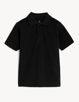 Unisex Pure Cotton Polo Shirt (2-18 Yrs) Image 2 of 5