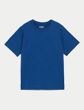 Unisex Pure Cotton School T-Shirt (2-16 Yrs) Image 2 of 5