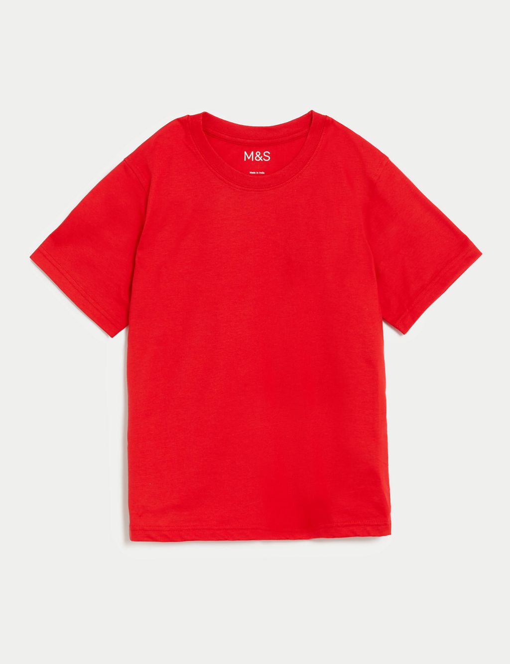 Unisex Pure Cotton School T-Shirt (2-16 Yrs) 1 of 5