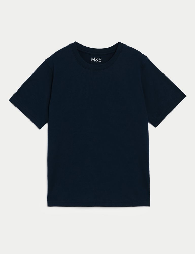 Unisex Pure Cotton School T-Shirt (2-16 Yrs) 2 of 4