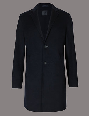 Unlined Wool Blend Coat Image 2 of 5