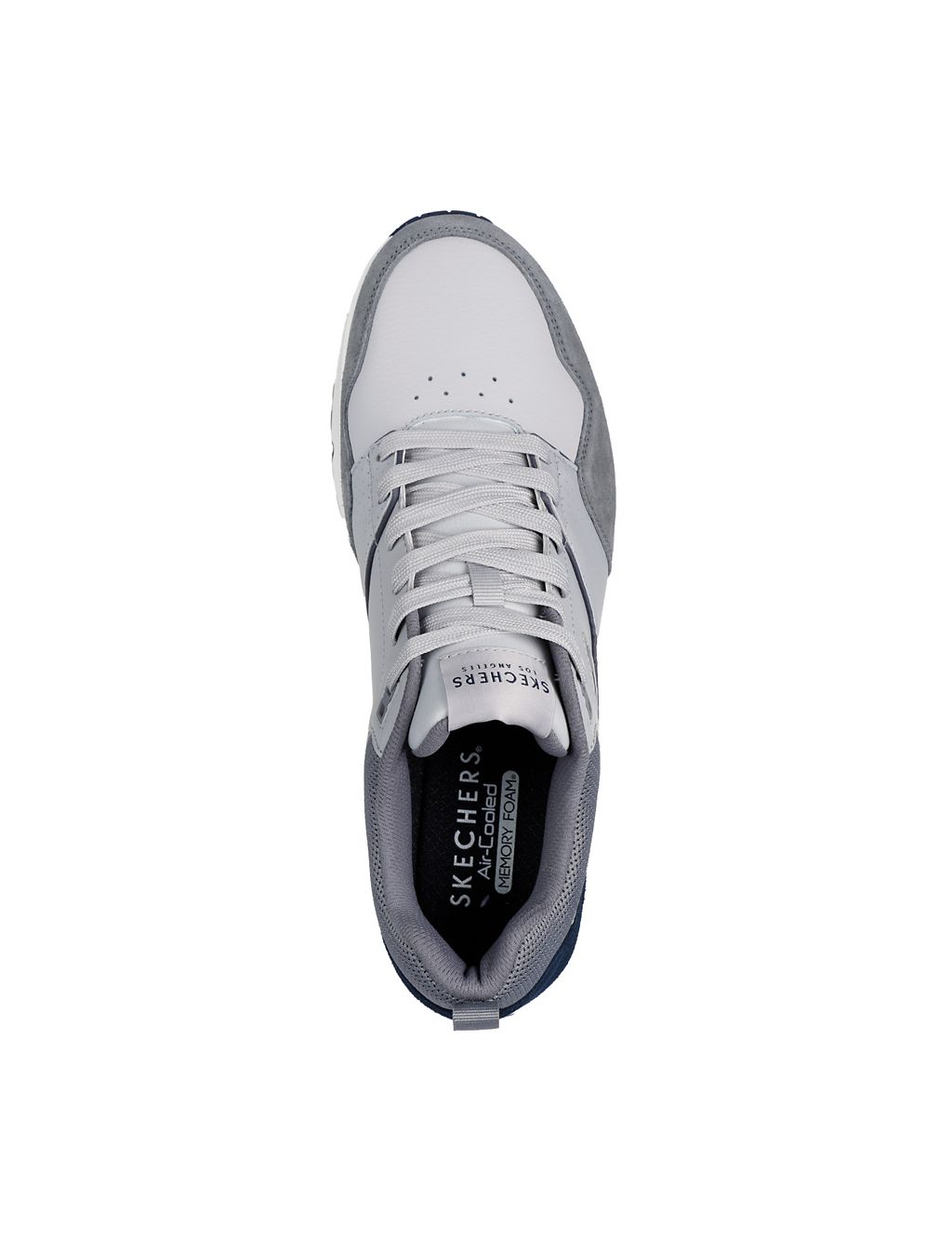 Uno Retro One Leather Lace Up Trainers 2 of 4