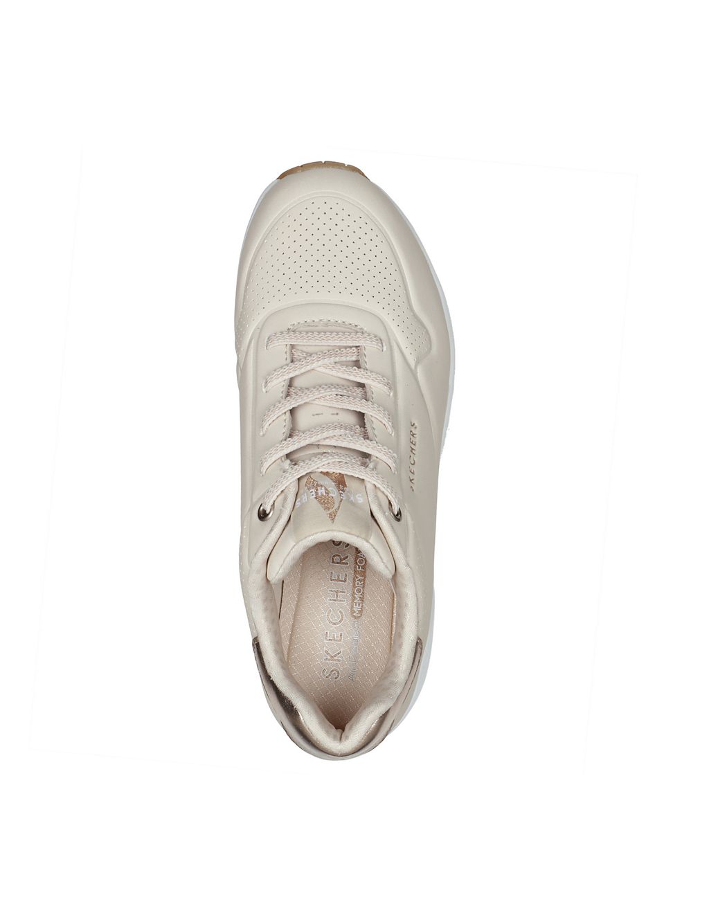 Uno Shimmer Away Lace Up Platform Trainers 4 of 5